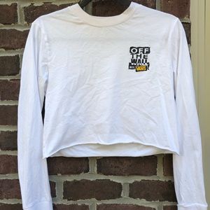 cropped vans tee shirt